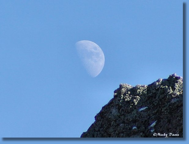 Moon over Rock Cliff