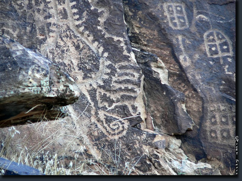 Petroglyph photo 9, Parowan Gap